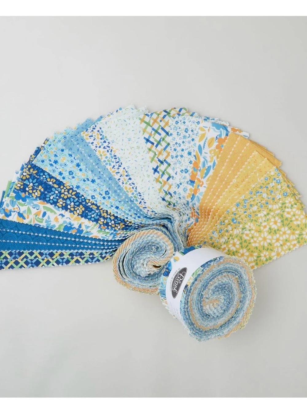 Sunlit Splendor cotton jelly roll / strip set by Blank Quilting